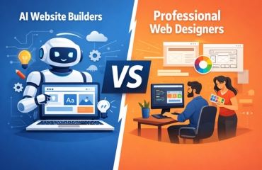 AI Website Builders vs Professional Web Designers